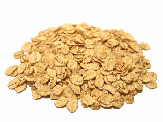 HULLED BARLEY FLAKES, 3 LB (Pack of 3, 1 LB Bags)