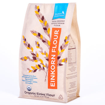 EINKORN WHOLE GRAIN FLOUR, ORGANIC 4 LB BAG